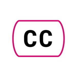 Closed captioning icon