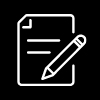 pencil and paper editor icon